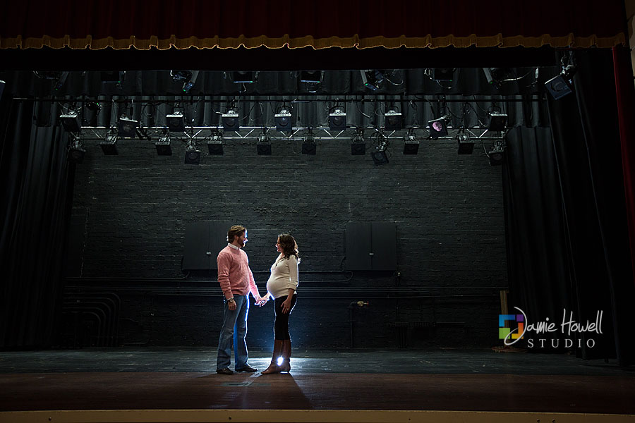 Kara & Trey | Buckhead Theater maternity session